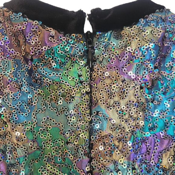 Iridescent Sequin Gymnastics Leotard , Multicolor 7/8 years old - Picture 5 of 9